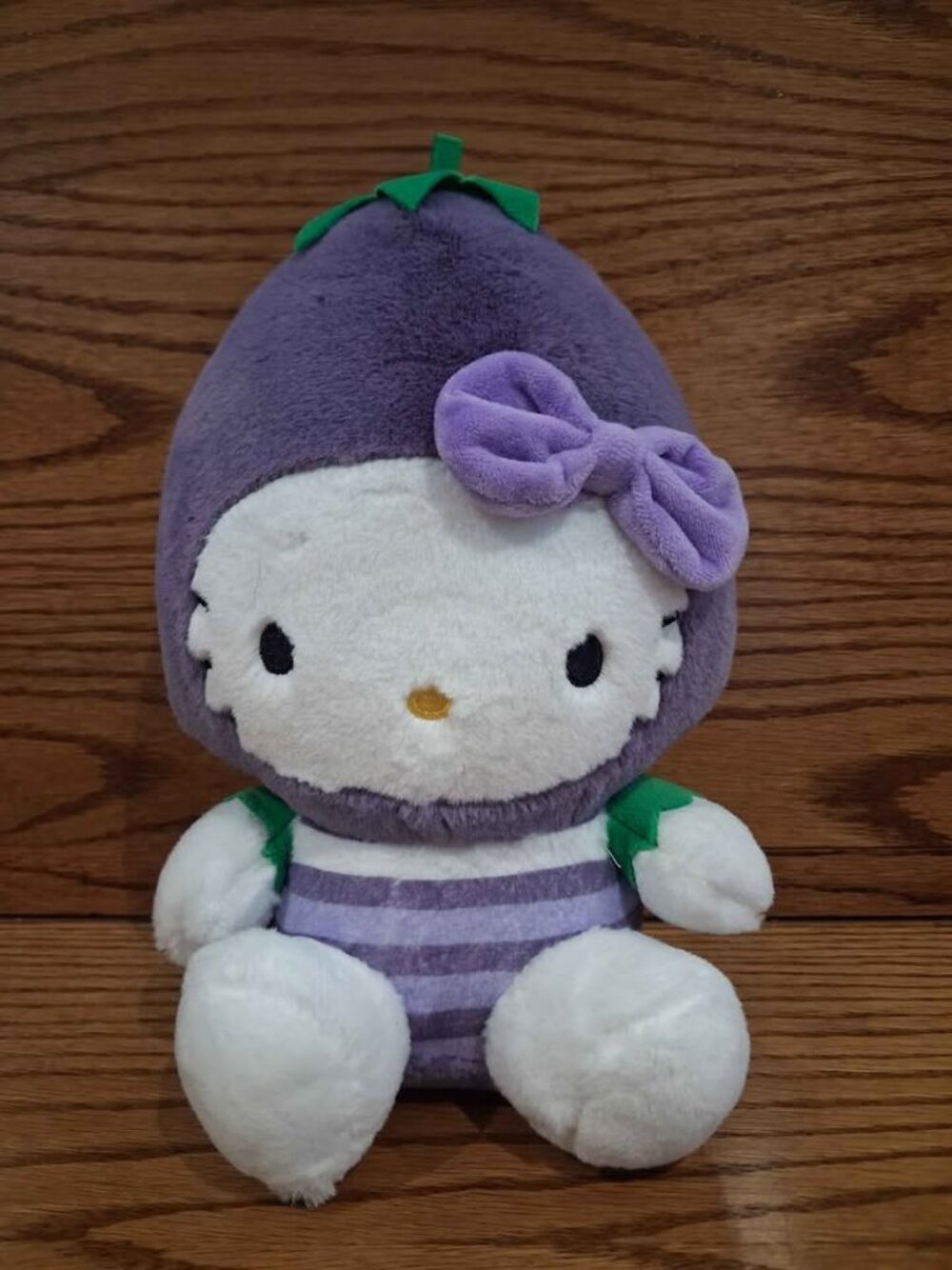 Hello Kitty Eggplant Costume Plush Stuffed Animal
